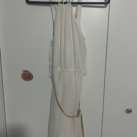 Zara White Halter Dress (XS) - Picture 3 of 3
